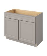 Monaco - 42" Vanity Sink Base, 2 Doors-1 False Front in Grey MGR-VSB42