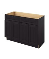 Cooper - 48" Vanity Sink Base, 4 Doors-2 False Fronts in Espresso CES-VSB48