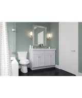 Hudson - 48" Vanity Sink Base, 4 Doors-2 False Fronts in White HWH-VSB48