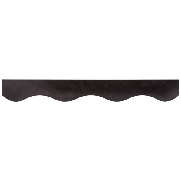 Cooper, Hudson, Monaco - 48" W x 6" H x 3/4" D Valance Scalloped - in Espresso ESP-VSC48