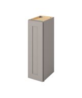 Cooper - 9" x 30" Wall Cabinet, 1 Door, 2 Shelves in Grey CGR-W0930