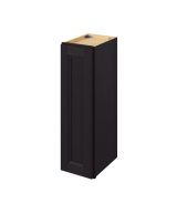 Monaco - 9" x 30" Wall Cabinet, 1 Door, 2 Shelves in Espresso MES-W0930