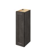 Monaco - 9" x 30" Wall Cabinet, 1 Door, 2 Shelves in Slate MSL-W0930