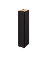 Monaco - 9" x 42" Wall Cabinet, 1 Door, 3 Shelves in Espresso MES-W0942