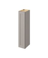 Monaco - 9" x 42" Wall Cabinet, 1 Door, 3 Shelves in Grey MGR-W0942