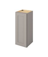 Cooper - 12" x 30" Wall Cabinet, 1 Door, 2 Shelves in Grey CGR-W1230