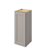 Monaco - 12" x 30" Wall Cabinet, 1 Door, 2 Shelves in Grey MGR-W1230