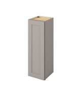 Cooper - 12" x 36" Wall Cabinet, 1 Door, 2 Shelves in Grey CGR-W1236