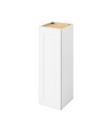 Cooper - 12" x 36" Wall Cabinet, 1 Door, 2 Shelves in White CWH-W1236