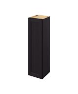 Monaco - 12" x 42" Wall Cabinet, 1 Door, 3 Shelves in Espresso MES-W1242