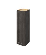 Monaco - 12" x 42" Wall Cabinet, 1 Door, 3 Shelves in Slate MSL-W1242