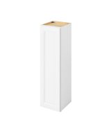 Monaco - 12" x 42" Wall Cabinet, 1 Door, 3 Shelves in White MWH-W1242