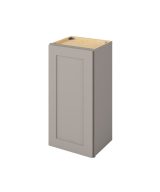 Cooper - 15" x 30" Wall Cabinet, 1 Door, 2 Shelves in Grey CGR-W1530