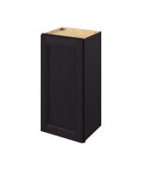 Monaco - 15" x 30" Wall Cabinet, 1 Door, 2 Shelves in Espresso MES-W1530