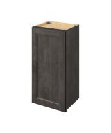 Monaco - 15" x 30" Wall Cabinet, 1 Door, 2 Shelves in Slate MSL-W1530