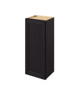 Monaco - 15" x 36" Wall Cabinet, 1 Door, 2 Shelves in Espresso MES-W1536