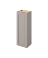 Cooper - 15" x 42" Wall Cabinet, 1 Door, 3 Shelves in Grey CGR-W1542