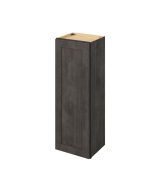 Cooper - 15" x 42" Wall Cabinet, 1 Door, 3 Shelves in Slate CSL-W1542