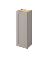 Monaco - 15" x 42" Wall Cabinet, 1 Door, 3 Shelves in Grey MGR-W1542