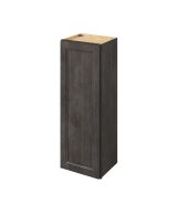 Monaco - 15" x 42" Wall Cabinet, 1 Door, 3 Shelves in Slate MSL-W1542