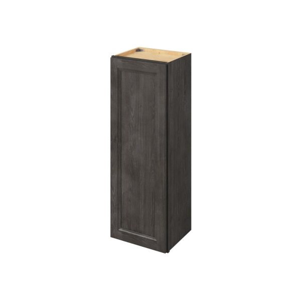 Monaco - 15" x 42" Wall Cabinet, 1 Door, 3 Shelves in Slate MSL-W1542