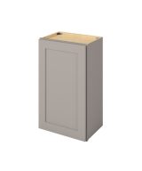 Cooper - 18" x 30" Wall Cabinet, 1 Door, 2 Shelves in Grey CGR-W1830