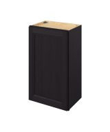 Monaco - 18" x 30" Wall Cabinet, 1 Door, 2 Shelves in Espresso MES-W1830