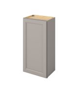 Monaco - 18" x 36" Wall Cabinet, 1 Door, 2 Shelves in Grey MGR-W1836