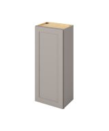 Cooper - 18" x 42" Wall Cabinet, 1 Door, 3 Shelves in Grey CGR-W1842