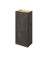 Cooper - 18" x 42" Wall Cabinet, 1 Door, 3 Shelves in Slate CSL-W1842