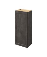 Monaco - 18" x 42" Wall Cabinet, 1 Door, 3 Shelves in Slate MSL-W1842