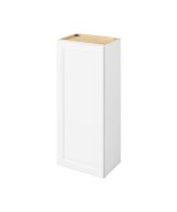 Monaco - 18" x 42" Wall Cabinet, 1 Door, 3 Shelves in White MWH-W1842