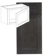 Cooper - 21" x 18" Wall Cabinet, 1 Door in Slate CSL-W2118