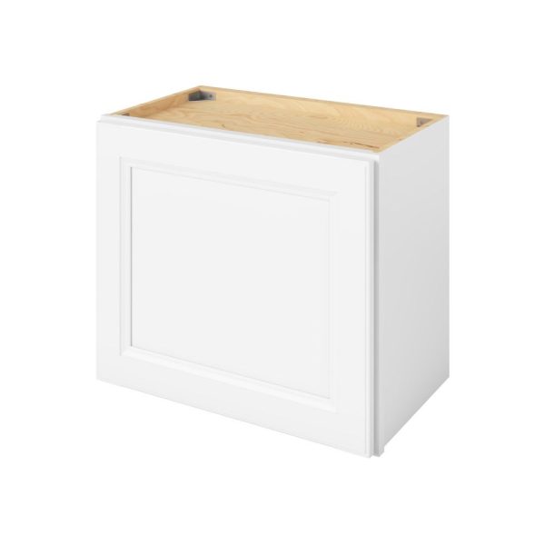 Monaco - 21" x 18" Wall Cabinet, 1 Door in White MWH-W2118