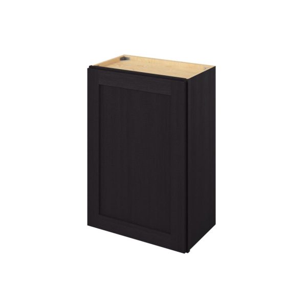 Cooper - 21" x 30" Wall Cabinet, 1 Door, 2 Shelves in Espresso CES-W2130