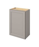 Monaco - 21" x 30" Wall Cabinet, 1 Door, 2 Shelves in Grey MGR-W2130