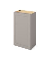 Cooper - 21" x 36" Wall Cabinet, 1 Door, 2 Shelves in Grey CGR-W2136