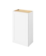 Cooper - 21" x 36" Wall Cabinet, 1 Door, 2 Shelves in White CWH-W2136