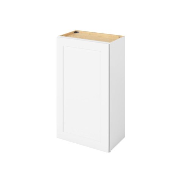 Cooper - 21" x 36" Wall Cabinet, 1 Door, 2 Shelves in White CWH-W2136