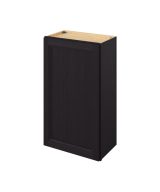 Monaco - 21" x 36" Wall Cabinet, 1 Door, 2 Shelves in Espresso MES-W2136