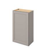 Monaco - 21" x 36" Wall Cabinet, 1 Door, 2 Shelves in Grey MGR-W2136