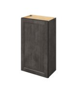 Monaco - 21" x 36" Wall Cabinet, 1 Door, 2 Shelves in Slate MSL-W2136