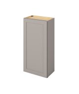 Cooper - 21" x 42" Wall Cabinet, 1 Door, 3 Shelves in Grey CGR-W2142