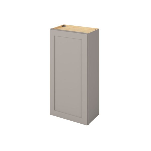 Cooper - 21" x 42" Wall Cabinet, 1 Door, 3 Shelves in Grey CGR-W2142