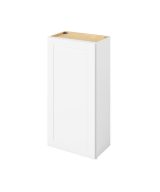 Cooper - 21" x 42" Wall Cabinet, 1 Door, 3 Shelves in White CWH-W2142