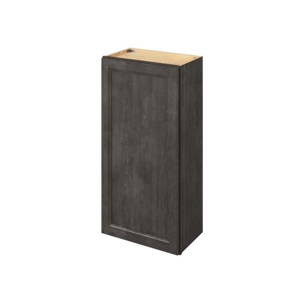 Monaco - 21" x 42" Wall Cabinet, 1 Door, 3 Shelves in Slate MSL-W2142