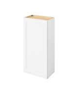 Monaco - 21" x 42" Wall Cabinet, 1 Door, 3 Shelves in White MWH-W2142