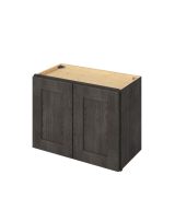 Cooper - 24" x 18" Wall Cabinet, 2 Doors in Slate CSL-W2418