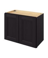 Monaco - 24" x 18" Wall Cabinet, 2 Doors in Espresso MES-W2418