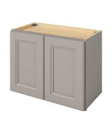 Monaco - 24" x 18" Wall Cabinet, 2 Doors in Grey MGR-W2418